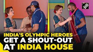 From Neeraj Chopra to PR Sreejesh Nita Ambani felicitates Olympic heroes at India House in Paris