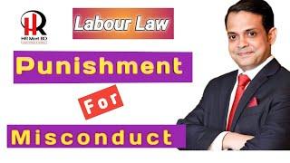 Bangladesh Labour Law  Punishment for Misconduct