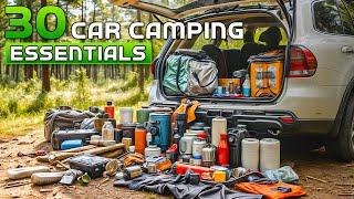 30 Car Camping Essentials For Every Car Camping Trip