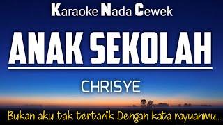 Chrisye - Anak Sekolah Karaoke Female Key ️Nada Cewek‼️