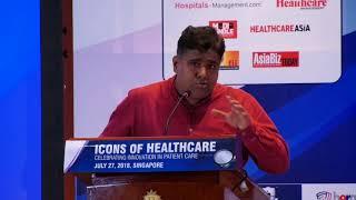 Manoj Aravindakshan Editorial Director AsiaBizToday Singapore at Icons of Healthcare