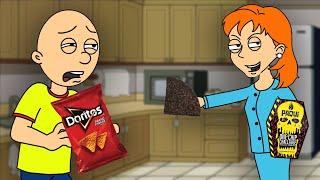 Rosie Gives Caillou The One Chip ChallengeGrounded BIG TIME