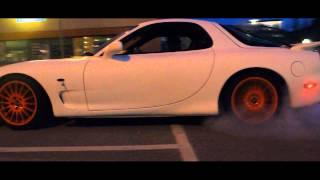 Mazda Rx7 Twin Turbo Burnout