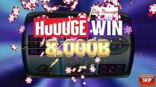 MAX BET Huuuge Casino $$$ HUUUGE WIN 8B