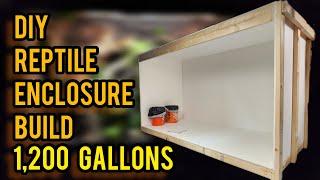 DIY HUGE Reptile Enclosure. How To Build a Reptile Cage  Part 1 #reptile #pvcenclosure