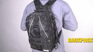 Fishing Backpack Tackle Sling Bag User Manual