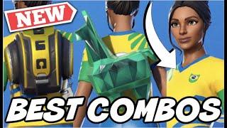 BEST COMBOS FOR BRAZIL POISED PLAYMAKER SKIN SUMMER 2020 UPDATED - Fortnite Battle Royale