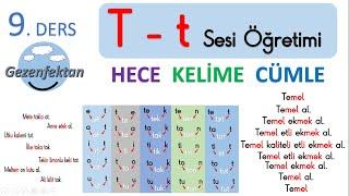 T Sesi Öğretimi  Ses Birleştirme Etkinlikleri  Hızlı Okuma karesel Metin Çalışması