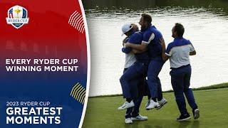 Every Ryder Cup-Winning Moment