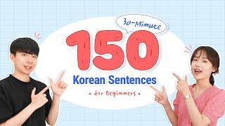 30 Minutes Listen to Korean on Your Commute  Korean Sentences for Beginners