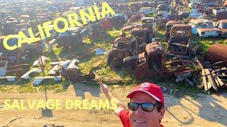 CALIFORNIA SALVAGE YARD TREASURES - OLD CARS VINTAGE TRUCK CABS CLASSIC AUTO PARTS