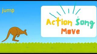 Action song for kids  Action verbs  Move