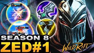 WILDRIFT ZED - ROAD TO TOP 1 ZED SEASON 8 #1