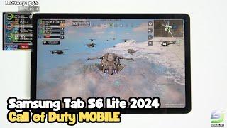 Samsung Tab S6 Lite 2024 test game Call of Duty Mobile CODM  Exynos 1280
