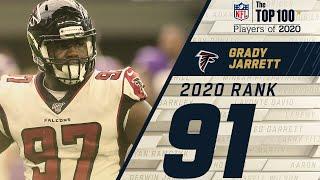 #91 Grady Jarrett DT Falcons  Top 100 Players of 2020  NFL