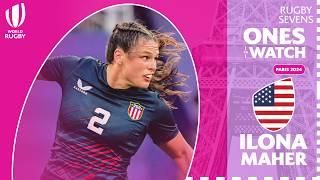 Olympic Influencer  Worlds most followed Rugby player  Ilona Mahers SVNS Highlights 202324