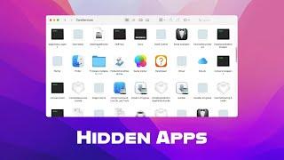 Secret Apps Included in macOS