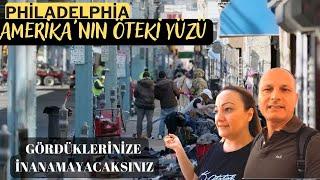 GÖRDÜKLERİNİZE İNANAMAYACAKSINIZ Philadelphia Vlog. Philly Steak Rocky Steps 20