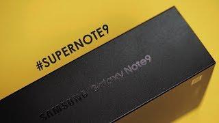 UNBOXING SAMSUNG GALAXY NOTE 9 INDONESIA