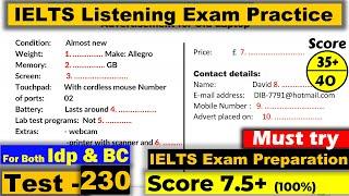 IELTS Listening Practice Test 2023 with Answers Real Exam - 230 