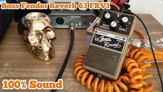 Boss Fender Reverb 63 FRV1 Review - Leo Rota - 100% Sound