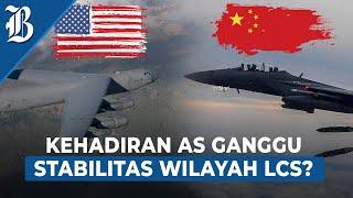 Jet Tempur China Adang Pesawat Bomber AS di LCS Nyaris Tabrakan