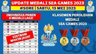 INDONESIA PANEN 6 MEDALI - KLASEMEN PEROLEHAN MEDALI SEA GAMES 2023 HARI INI