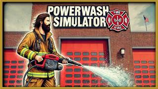 Fire Station Goes from Filthy to Spotless in Powerwash Simulator