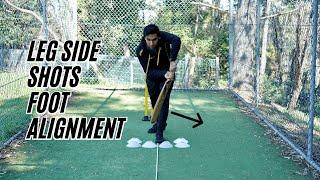 Leg Side Batting - Whats the Correct Front Foot Alignment?