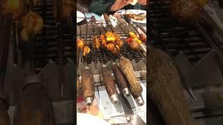 Barbie que nation grils roated chicken #shorts #shortvideo #barbie #grill grill prons