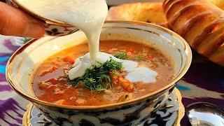 Жареный Суп Потрясающая Узбекская Мастава