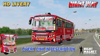 AKBDA NAMO NARAYANA COWL BUS MOD LIVERY   RIGHT WAY BUS LIVERY   M4 DESIGNS   BUSSID 