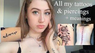 MY TATTOOS + PIERCINGS + WHAT EACH MEANS I had one in a very naughty place