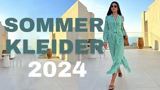 SOMMER KLEIDER FÜR JEDES ALTER & JEDES BUDGET von h&m  Maje & Zimmermann  Try-On Haul 2024