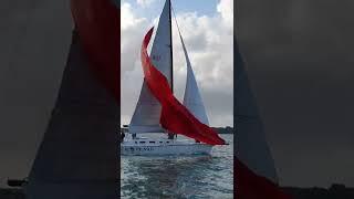 What is going on the asymmetric spinnaker?