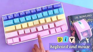 how to make keyboard and mouse  handmade keyboard and mouse  DIY Keyboard Pop-it ⌨️