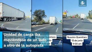 Automovilista capta persecución a un tráiler en la carretera 57