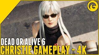 Dead or Alive 6 Gameplay  Christie Arcade Playthrough  PS4 Pro  4K