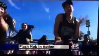 Channel 5 flash mob coverage