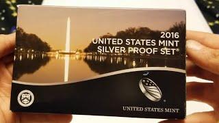 2016 United States Mint Silver Proof Set S 90% Silver