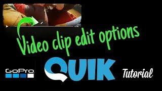 GoPro Quik App - Video Edit tutorial - GoPro Quik slow motion and the new trim features