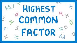 How to find the Highest Common Factor #7