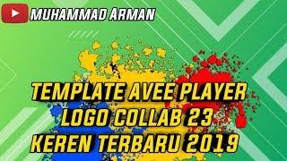 template avee player logo collab 23 keren + terbaru 2019