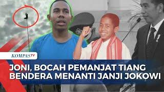 Masih Ingat Joni? Bocah Pemanjat Tiang Bendera di HUT RI ke-73 yang Kini Menanti Janji Jokowi