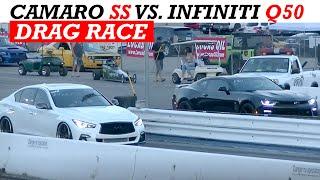 2018 Infiniti Q50 3.0T Sport vs. 2018 Camaro SS