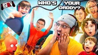 WHOS YOUR DADDY?  Save the Little Dumb Things FGTeeV 6 Player Challenge