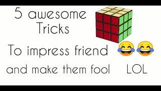 How to impress friend and make friends fool with this Rubiks cube trick. ∆IAMCT∆