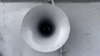 We Toot Our Horn Test Firing USS Cod’s WWII Submarine Whistle