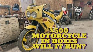 $500 Yamaha FZR600R in boxes can it be saved?