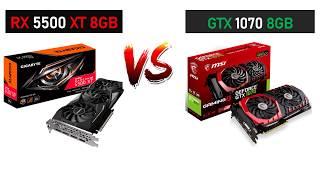RX 5500 XT 8GB vs GTX 1070 8GB - i5 9600k - Gaming Comparisons
